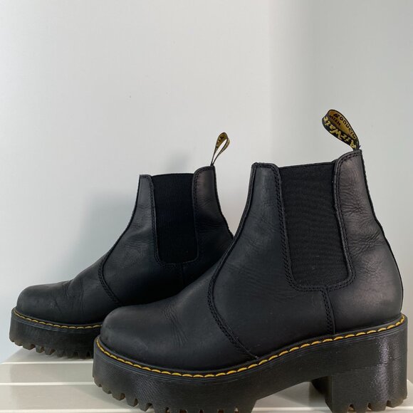 Dr. Martens Rometty Wyoming Leather Platform Chelsea Boot size 7 - Picture 3 of 5
